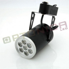 Proiector LED - 7 x 1W - lumina alba (diametru 100 x 50mm) foto