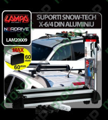 Suporti schiuri Snow-Tech X-6/4 din aluminiu foto