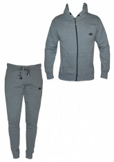 Trening Adidas - Conic de bumbac - Gri - Model NOU - S, M, L - Model slim fit - NOU - Simplu gri foto