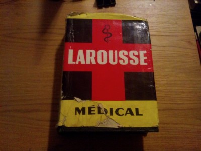 LAROUSSE MEDICAL ILLUSTRE - 40 hors-text en culeurs; 61 pl.- 1952, 1214 p. foto