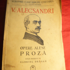 V.Alecsandri - Opere Alese - Proza - Ed. 1941