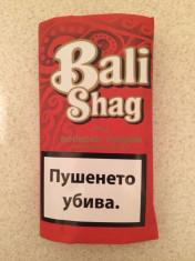 vand tutun rulat sau injectat Bali Shag Red Rounded Virginia 35 grame 1 pachet de foite Bali Shag Red incluse bonus foto