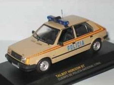 Macheta auto Talbot Horizon GT Cuerpo de Policia National 1984, scara 1:43 foto