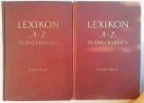 LEXIKON A-Z IN ZWEI BANDEN ( 2 VOL) - LB. GERMANA - ANUL 1956, Alta editura