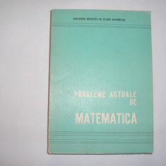 *Probleme actuale de matematica - conferinte 1970.RF6/2