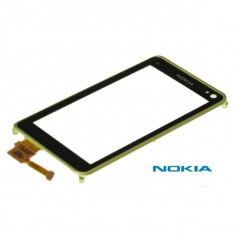 Geam fata touchscreen pentru carcasa digitizer touch screen Nokia N8 N8-00 Originala Original foto