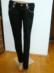 PANTALONI DAMA, BLUGI CU CAPSE / TINTE EVERIS, MADE IN ITALY, MAR. M-L, DEOSEBITI! foto