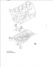 Set segmenti STD pe piston motor 1,5 Suzuki foto