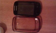 SAMSUNG Galaxy MINI 1 + Gusa Galben Inchis SILICON + Card 2 GB foto