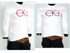 Bluza CALVIN KLEIN fashion - bluza slim fit - - cod produs: 2378 foto