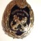 Insigna- Controlul Marinei Civile RSR - metal si email , h= 6,1 cm