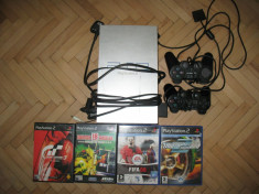 SONY PS2 PLUS 6 JOCURI foto