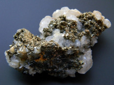 Specimen minerale - CUART, BLENDA SI PIRITA foto