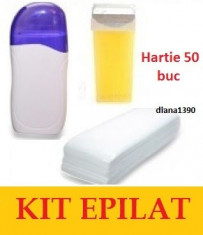 KIT EPILARE EPILAT APARAT INCALZITOR CEARA foto