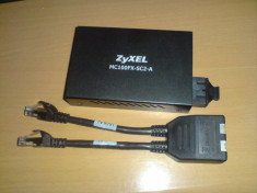 Media convertor ZyXEL MC100FX-SC2-A foto