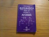 MATEMATICA * ALGEBRA*Cl. a XII -a * Profil M1 ( vol.II ) - Mircea Ganga - 2003, Alta editura