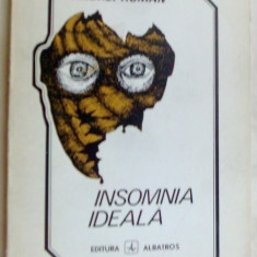 ANDREI ROMAN - INSOMNIA IDEALA (VERSURI, editia princeps - 1983) [dedicatie / autograf pt. LIVIU CALIN]