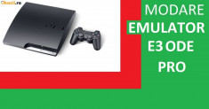 PS3 PLAYSTATION 3 SLIM 60 GB ,PS3 MODAT EMULATOR E3 ODE,COMPATIBIL CU TOATE JOCURILE foto