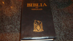 Biblia cu explicatii - traducerea Cornilescu - tiparita in SUA 1998 - formar mediu foto