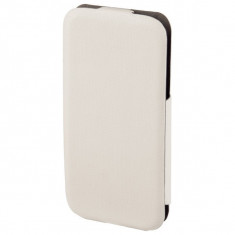 Husa Flip Cover pentru Samsung i9190 Galaxy S4 mini HAMA Slim Flap Case 124330, White (PRODUS NOU si SIGILAT) foto