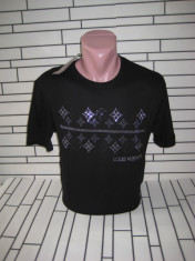 Tricou Louis Vuitton Negru Cod 6231TR - Lichidare Stoc foto