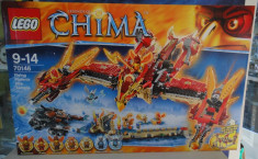 Vand Lego Chima 70146 Flying Phoenix Fire Temple - Templul de foc al pasarii original, nou, sigilat, poze reale, Verificare Livrare Garantia Okazii foto