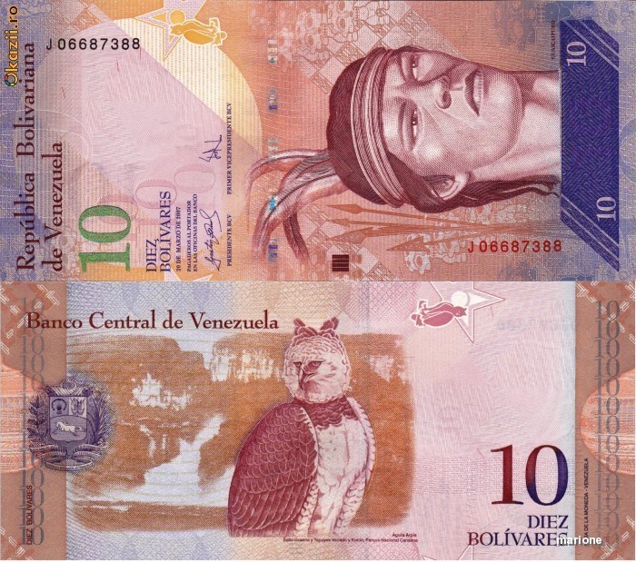 VENEZUELA 10 bolivares 2007 UNC!!!