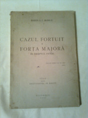 CAZUL FORTUIT SI FORTA MAJORA IN DREPTUL PENAL - TEZA~ MARIUS A.C.MANOLIU foto