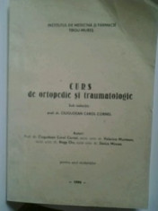 CURS DE ORTOPEDIE SI TRAUMATOLOGIE sub redactia prof.dr.GIUGUDEAN CAROL CORNEL pentru uzul studentilor IMFTirgu-Mures / 1990 foto