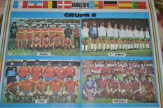 POSTER - TURNEUL FINAL AL CAMPIONATULUI EUROPEAN - EURO 1984 foto