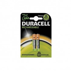 Acumulatori DURACELL AAAK2, R3, 750mAh, ACCAAA750B2, 2 bucati (PRODUS NOU si SIGILAT) foto