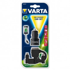 Kit incarcator auto Varta 57930 (PRODUS NOU si SIGILAT) foto