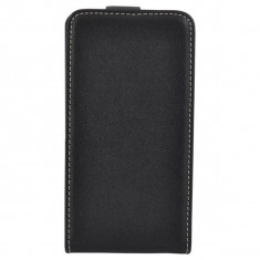 Husa Flip Cover pentru Samsung i9105 Galaxy S2 Plus LEMONTTI, Black (PRODUS NOU si SIGILAT) foto