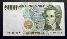 Italia 5000 Lire 1985 foto