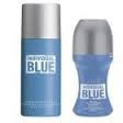 SET INDIVIDUAL BLUE : ROLL ON + DEODORANT SPRAY 150ML AVON foto