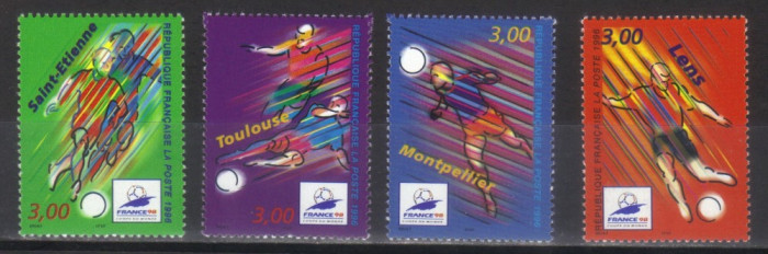 FRANTA 1996, Sport - Fotbal 1998, serie neuzata, MNH