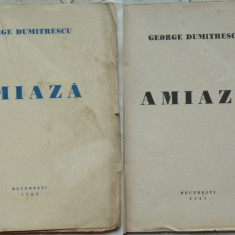 George Dumitrescu , Amiaza , Poeme , 1942 , prima editie