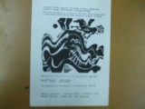 Catalog expozitie Matyas Jozsef pictura grafica Miercurea Ciuc 1991