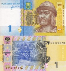 UCRAINA 1 grivna 2011 UNC!!! foto
