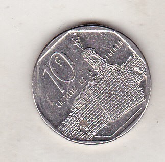 bnk mnd Cuba 10 centavos 1996