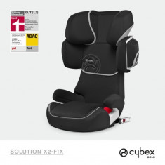 Scaun auto 15-36 kg cu Isofix Solution X2 Fix Charcoal (Negru) Cybex foto