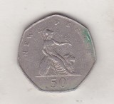 bnk mnd Marea Britanie Anglia 50 pence 1969