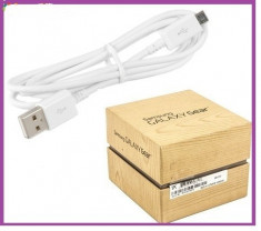 CABLU DATE/INCARCARE MiniUSB. Compatibil SAMSUNG GALAXY S2 S3 S4. NOKIA etc. Culoare: ALB. Produs Nou. SIGILAT. foto