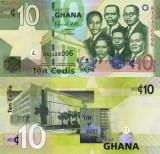 GHANA 10 cedis 2011 UNC!!!