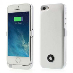 Husa Acumulator Extern iPhone 5s 5 5c 3000mAh Alb foto