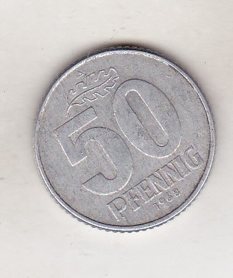 bnk mnd Germania RDG 50 pfennig 1968