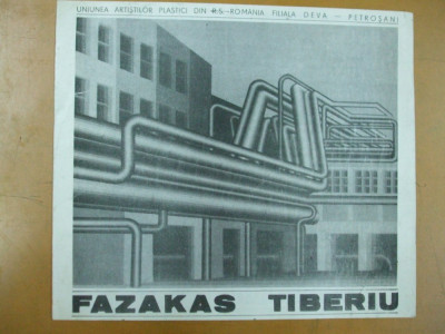 Catalog expozitie Fazakas Tiberiu pictura lista exponate Petrosani Deva foto