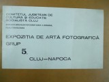 Expozitia de arta fotografica grup 5 Cluj Napoca 1976, Alta editura