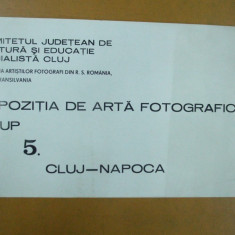 Expozitia de arta fotografica grup 5 Cluj Napoca 1976