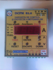 Dispozitiv de control si protectie a motoarelor DCPM 81.0 foto